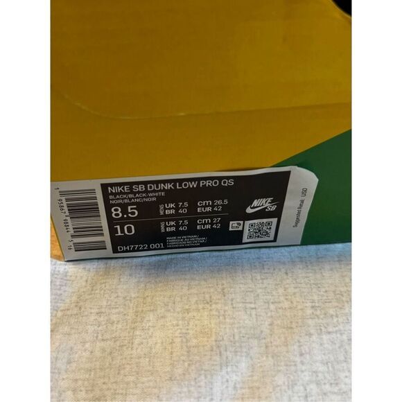 Nike Air SB Size 8.5 Dunk Low Pro Polaroid Men Used DH7722-001 main image 7